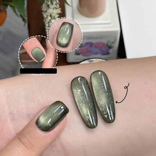 Esmalte de uñas gel cat eye 12ML colección otoño miniatura 3