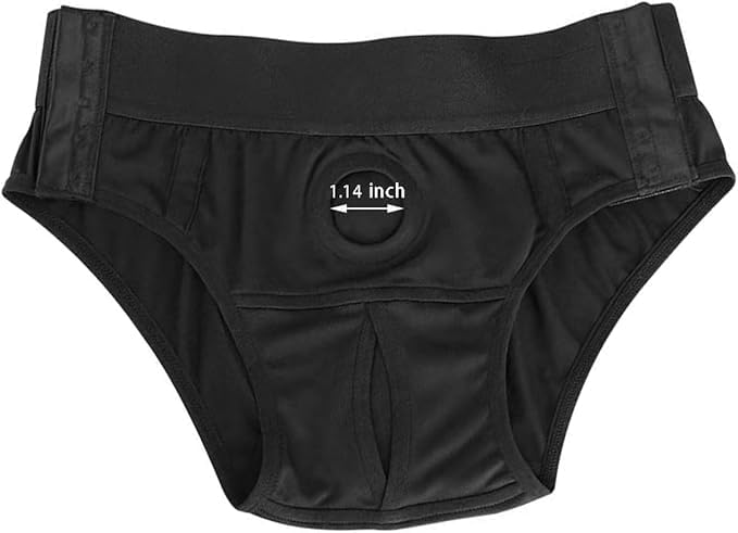 Harness Pants Strapless Briefs Underwear for Men Black2