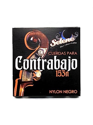 Contrabajo Tololoche Double Bass Strings, Selene (Full Set, 4 Strings), Cuerdas para Contrabajo/Tololoche