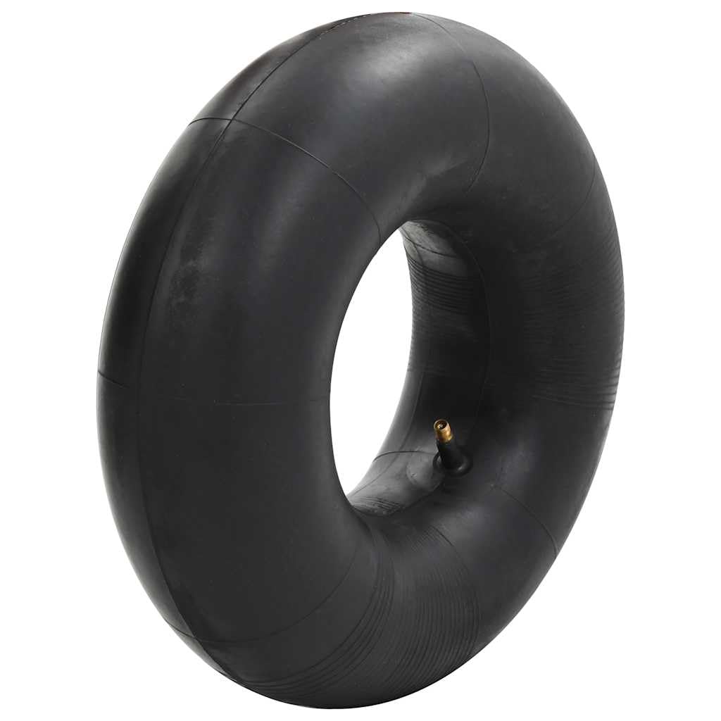 Tubi per carriola, 2 pezzi, 15 x 6.00-6, in gomma, ricambio per ruote, pneumatici, valvole, cerchione, asse, soluzione robusta per carrello da giardino, carrello di trasporto e riparazione