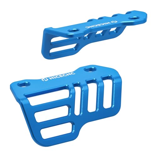 NICECNC Gepäcktasche Feste Halterung Spannhalterung Sicherung Halterungen Kompatibel mit Yamaha Tenere 700 / XTZ700 2019-2024, Tenere 700 Rally Edition 2020-2024, Aluminium, CNC-gefräst, Blau