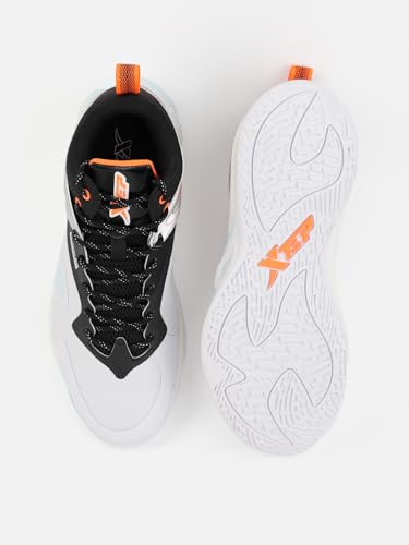 Image of XTEP Men Dynamic Foam Basketball Shoes /Sneakers with Shock Absorption Sports Lining & Breatheable Mesh Upper with Embedded TPU Sole for Extra Support & Rebound