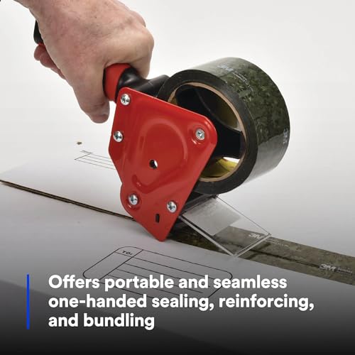 Image of 3M Scotch Box Sealing Tape Dispenser HR83, Portable, Versatile, 3 in