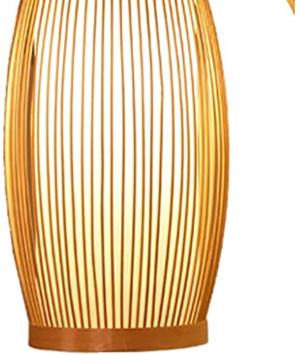 Aplique de bambú japonés lámpara de pared hecha a mano con madera noble para salón retro 6
