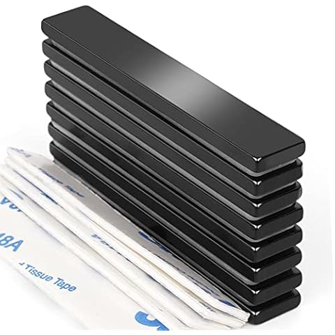 Neodymium Magnet Bars with Adhesive Cover