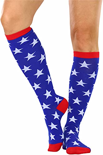 Image of ToBeInStyle Women's Acrylic Knee High Print Socks