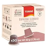 Torrié Compatible with Nespresso® Original Machines | Home Compostable Capsules | Classic Espresso (30 pods)