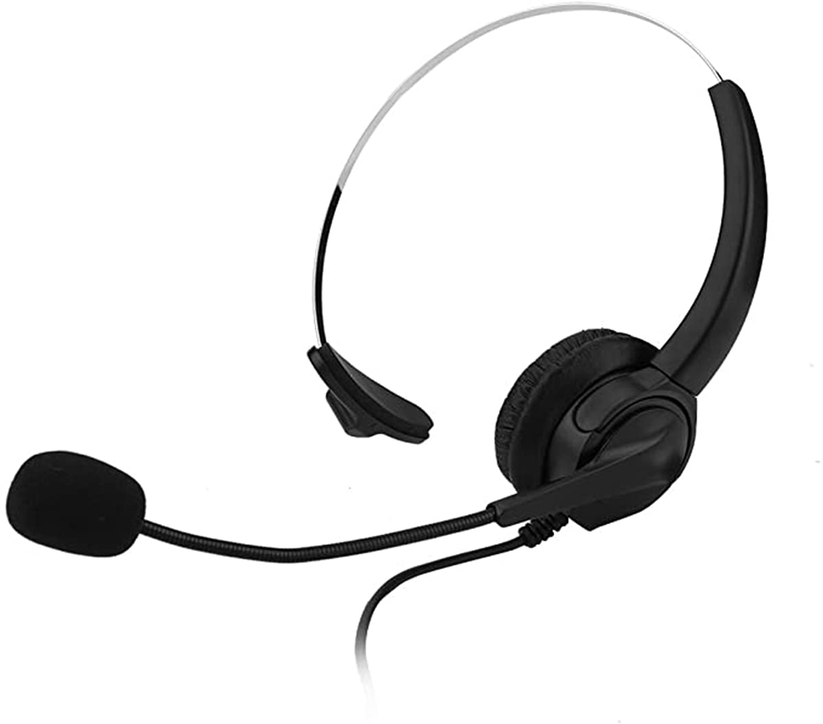 Noise Cancelling Communication, Call Center Headset, Hearing Protection, KASTWAVE Comfortable Call Center Wearing No Falling Headset, Computer PC for Laptop Call Center