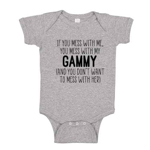 Don't Mess with My Gammy Baby Bodysuit One Piece or Toddler T-Shirt Funny Gammy Baby Gift