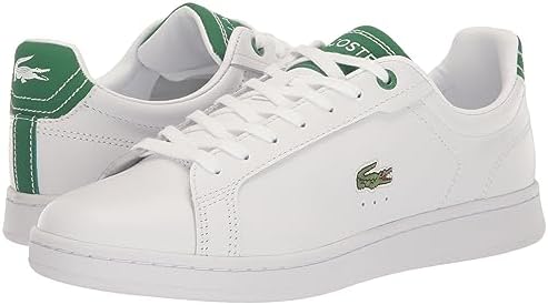 Lacoste Men's 46SMA0034 Sneaker, WHT/GRN, 10.5 | Image 6