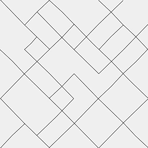 Papier peint diagonale mince pour rénover un meuble abîmé - 3