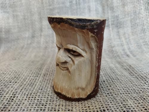 Enchanted Forest Spirit Wooden Statuette - Hand-Carved Linden Artistry - Image 5