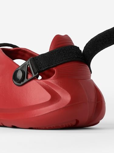 Image of The Souled Store Hydros: Men Clogs | Lightweight EVA Slip-on Sandals for Men with Adjustable Velcro Strap, Removable Laces & Detachable Naruto Silicone Charms