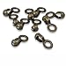 Ball Chain #6 Lamp/Fan Pull Loop Connectors-Antique Brass/Bronze (10 Pieces)