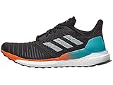 adidas Men's Solar Boost Running Shoe, Black/Grey/hi-res Aqua, 6.5 M US