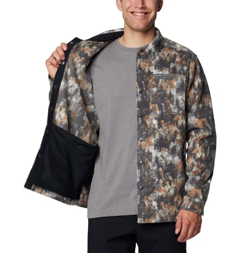Image of Columbia Mens Steens Mountain Printed Shirt Jacket Ii