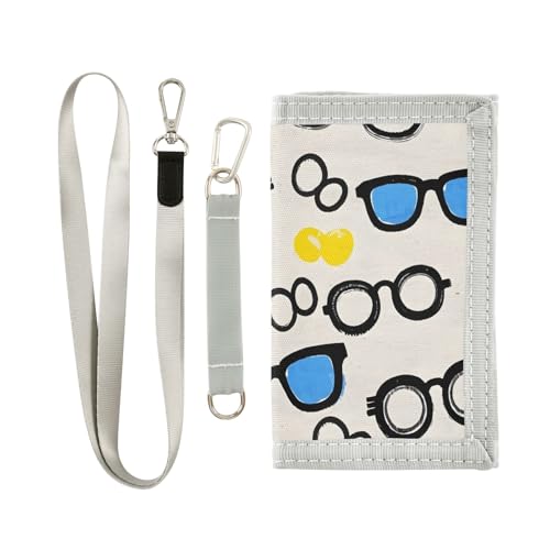 ALAZA Kids Wallets for Boys Girls Toddler Trifold Wallet Children Small Glasses with Zipper Coin Pocket