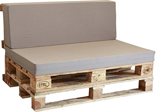 Respaldo Espuma enfundado Gris Sofá Palet