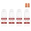 4PCS Semi Solid Nail Glue