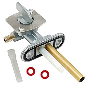 GLENPARTS Fuel Gas Petcock Valve Switch Pump Replacement for Kawasaki KLF 300 KLF300 Bayou 1988 1989 1990 1991 1992 1993 1994 1995 1996 1997 1998 1999 2000 2001 2002 2003 2004 2005