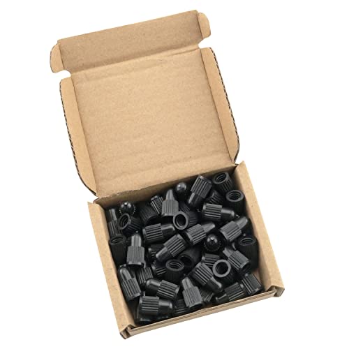 Presta Valve Cap Csnsd 50Pcs Black Abs Plastic French Valve Caps Plastic Bicycle Dust Covers For Mountain Bikes, Road Racing, Mountail Tire Stem Valve Cap #TOP3
