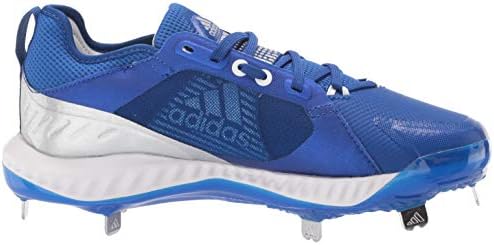 adidas Women's FV9040 Baseball Shoe, Royal Blue/Silver/White, 7.5 | Image 5