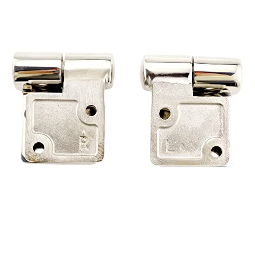 Pair Of Boat Stainless Steel Deck Door Left&Right Lift-Off/Take-Apart Hinge,98X30Mmsquare Edge Corner Cabinet Gate Hinge Hardware #TOP5