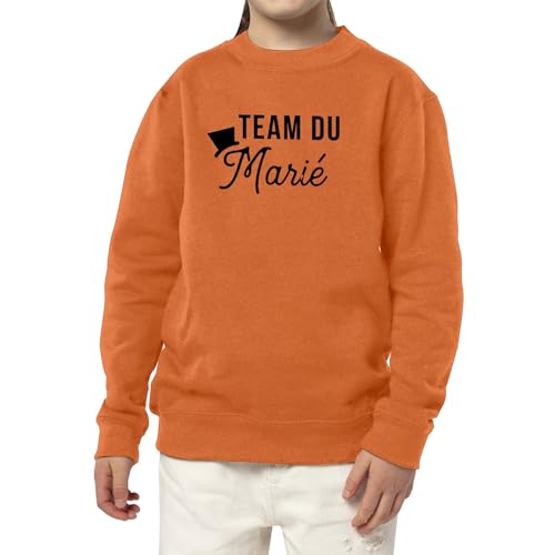 Sweatshirt enfant Team du Marié vêtement cortège mariage chapeau gentleman