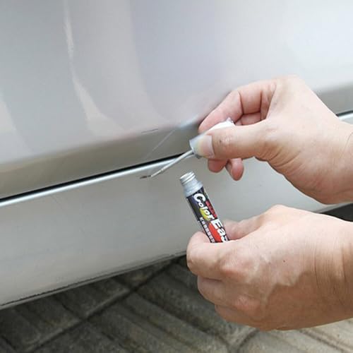 Image of Car Scratch Remover Touch Up Paint Pen Automotive Car Paint Pen 2 In 1 Car Paint Scratch Repair for Deep Scratches Special-Purpose Car Paint (Silver)