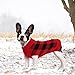 Brabtod French Bulldog Sweater Soft Knitted Small Dog Sweater Turtleneck Puppy Pullover Frenchie Pug English Boston Terrier Bully Pitbull Sweatshirt Clothes Cold Weather Coats-(Red,Large)