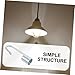TOPPERFUN Industrial Lamp Hook Ceiling Hanging Hook for Light Fixture Iron Material Easy Installation