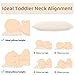 Pro Goleem Toddler Pillow with Muslin Cotton Pillowcase, 13x18 Soft Toddler Pillows for Sleeping Kids Pillow Child Pillow Machine Washable Perfect for Bed, Toddler Cot and Travel, Beige