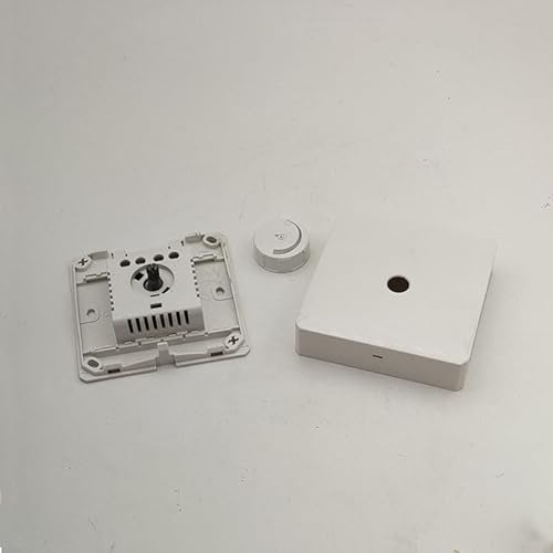 LED-Dimmer Schalter Aufputz Weiß Für Dimmbare LED Lampe 1bis400W Drehdimmer Helligkeitsregler Panel