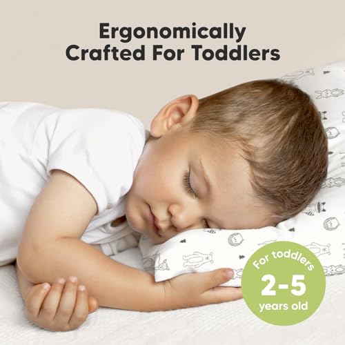 Keababies Toddler Pillow With Pillowcase, Jumbo 14X20 - Soft Organic Cotton Toddler Pillows thumb #1