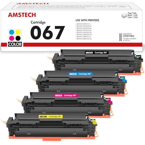 067 067H MF657Cdw Toner Set : Kompatible für Canon 067 für Canon i-SENSYS MF655Cdw MF651Cw LBP631Cw LBP633Cdw LBP632Cdw MF653Cdw MF654Cdw MF656Cdw (Schwarz Cyan Gelb Magenta, 4er-Pack) 067 067H MF657Cdw Toner Set : Kompatible für Canon 067 für Canon i-SENSYS MF655Cdw MF651Cw LBP631Cw LBP633Cdw LBP632Cdw MF653Cdw MF654Cdw MF656Cdw (Schwarz Cyan Gelb Magenta, 4er-Pack)