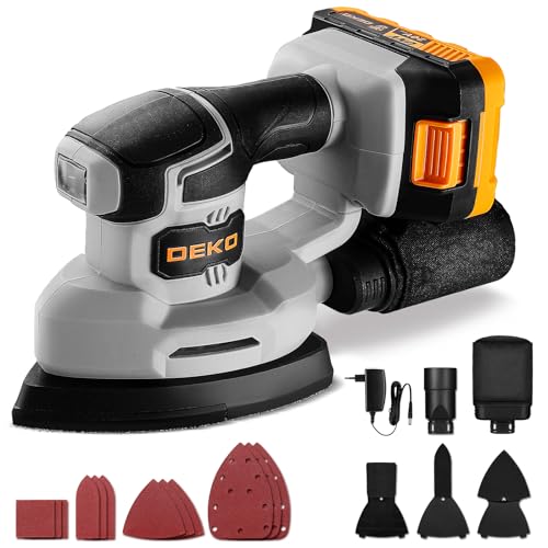 Dreieckschleifer Akku Schleifmaus: DEKOPRO 20V Multischleifer...