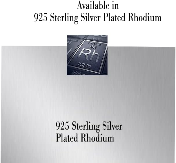 Miniatura 5 de Mystigold Hamsa - Colgante para mujer chapado en oro de 18 quilates o plata de ley 925 chapado en rodio I mal de ojo, collar con dije de protección