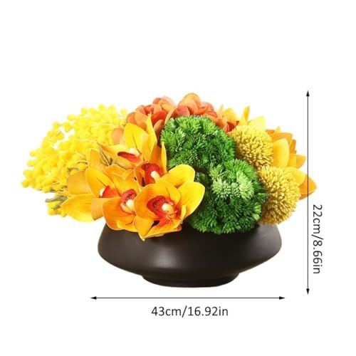 Fleurs de table artificielles légères pour décoration de luxe - 5