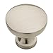 Lansford Cabinet Knob, Brushed Satin Nickel, 1-3/16-In. Round