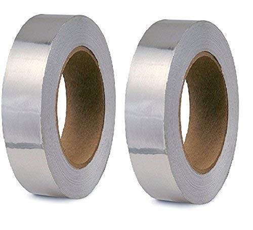 Jain JES ALUMINIUM FOIL SELF ADHESIVE TAPE 24mm / 1 inch X 25 Mtr pack of 2 (B072QD1NYL) Amazon Price History, Amazon Price Tracker