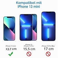 JETech Sichtschutz Schutzfolie für iPhone 13 mini, 2 Stück – Ansicht 3