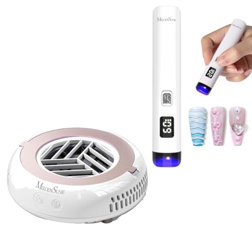 Lampe UV Ongles Gel MelodySusie Anti-Poussière avec Aspirateur