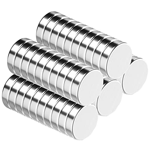 50pcs Neodym Magnete Set Extra Stark,Magnet Stark Rund 8 x 2 mm,Kleine Magnete, für Whiteboard Crafts&Home&Kitchen&Office& School Cover