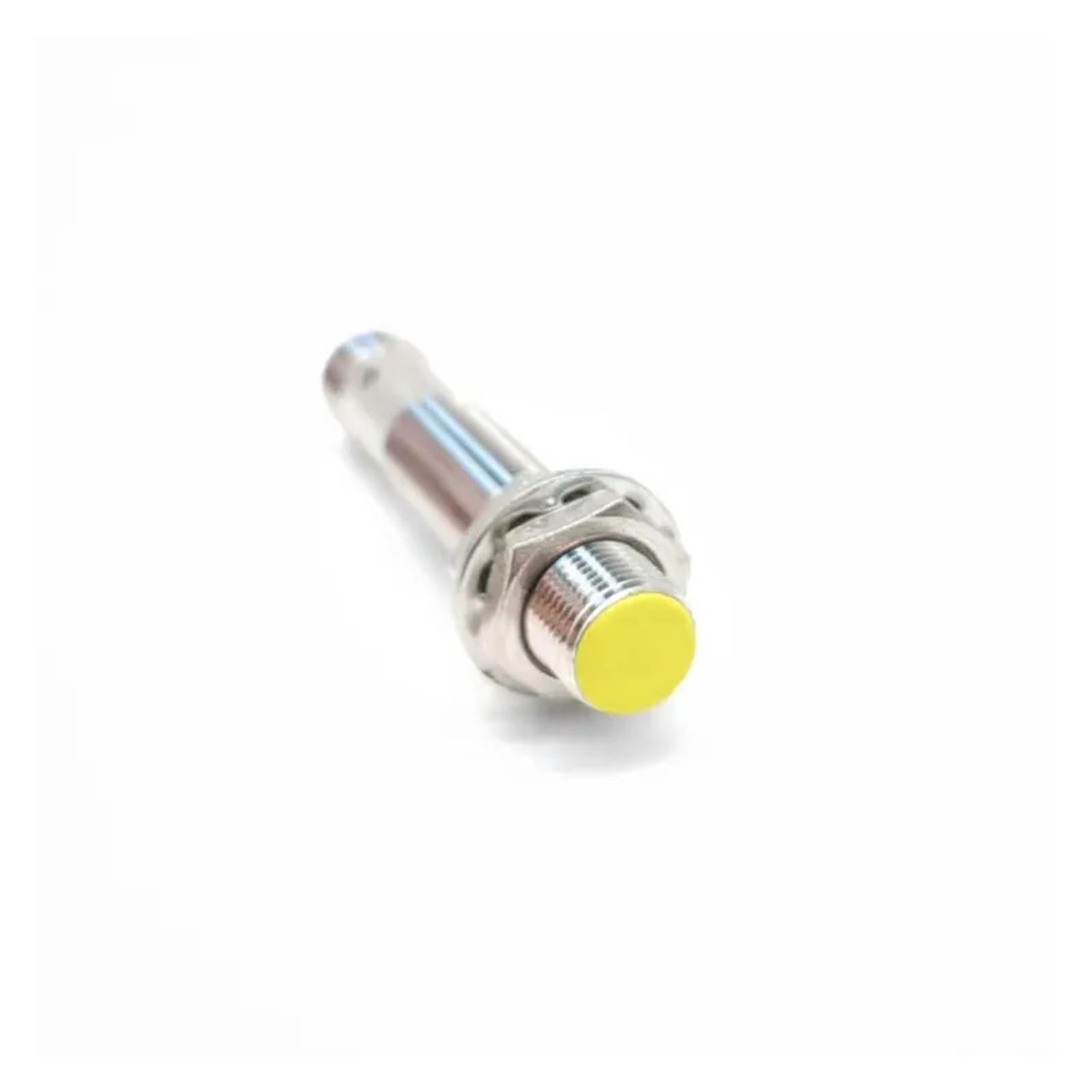 TYBOPHQJ IP65 M12 NPN Inductive Proximity Sensor DC10-30V 4-pin Connector Cylindrical Metal Proximity Switch(2mm flush,Npn no)