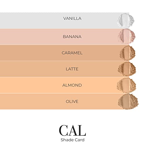 Image of CAL Losangeles Loose Powder for Women, Makeup Setting Face Powder, Soft Long Lasting Full Coverage for All Skin Type, Silk Mattifying Foundation Powders High Definition Look for Parties (Vanilla)