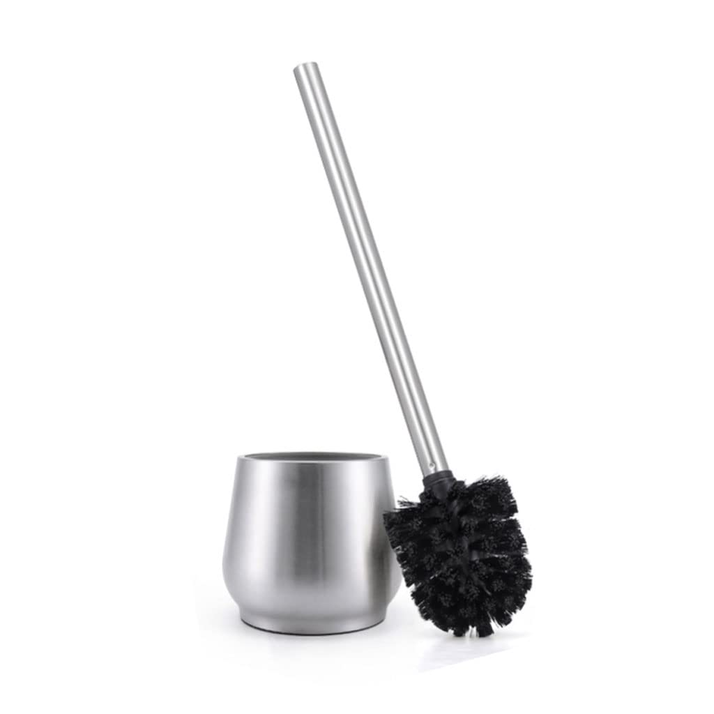 Brosse WC hygiénique en acier inoxydable avec support stable contre les mauvaises odeurs