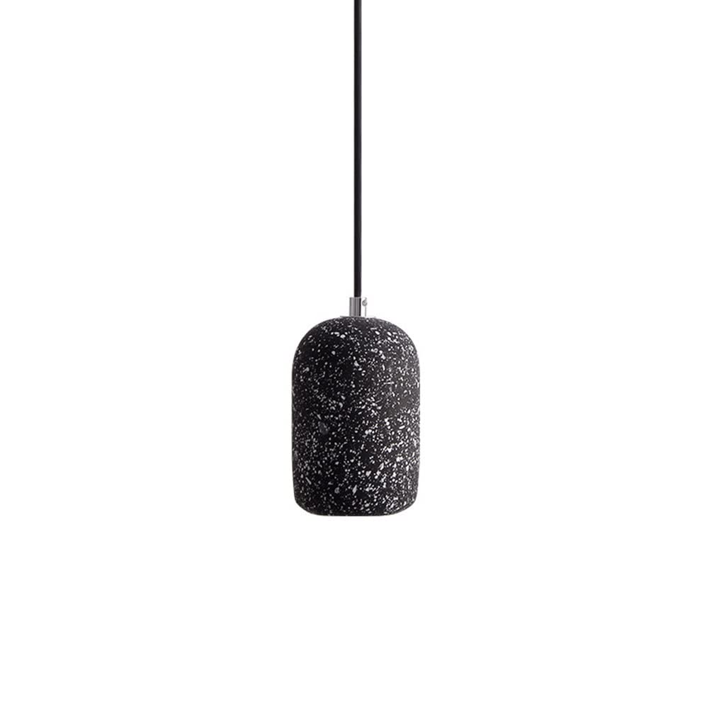 Suspension LED style industriel avec abat-jour en ciment pour déco rétro