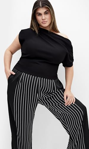City Chic Women's Plus Size Enya Border Pant4