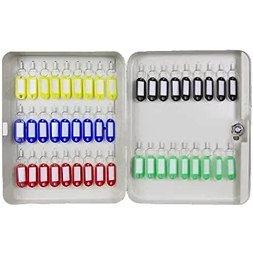 Llavero de gran capacidad para 20 llaves, elegante armario de llaves, versátil con cerradura opcional, solución perfecta para ahorrar espacio para el hogar y la oficina