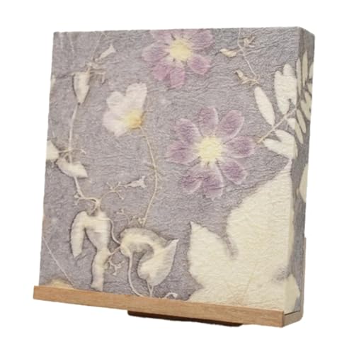 草木染め和紙 アートパネル(ミロバラン)